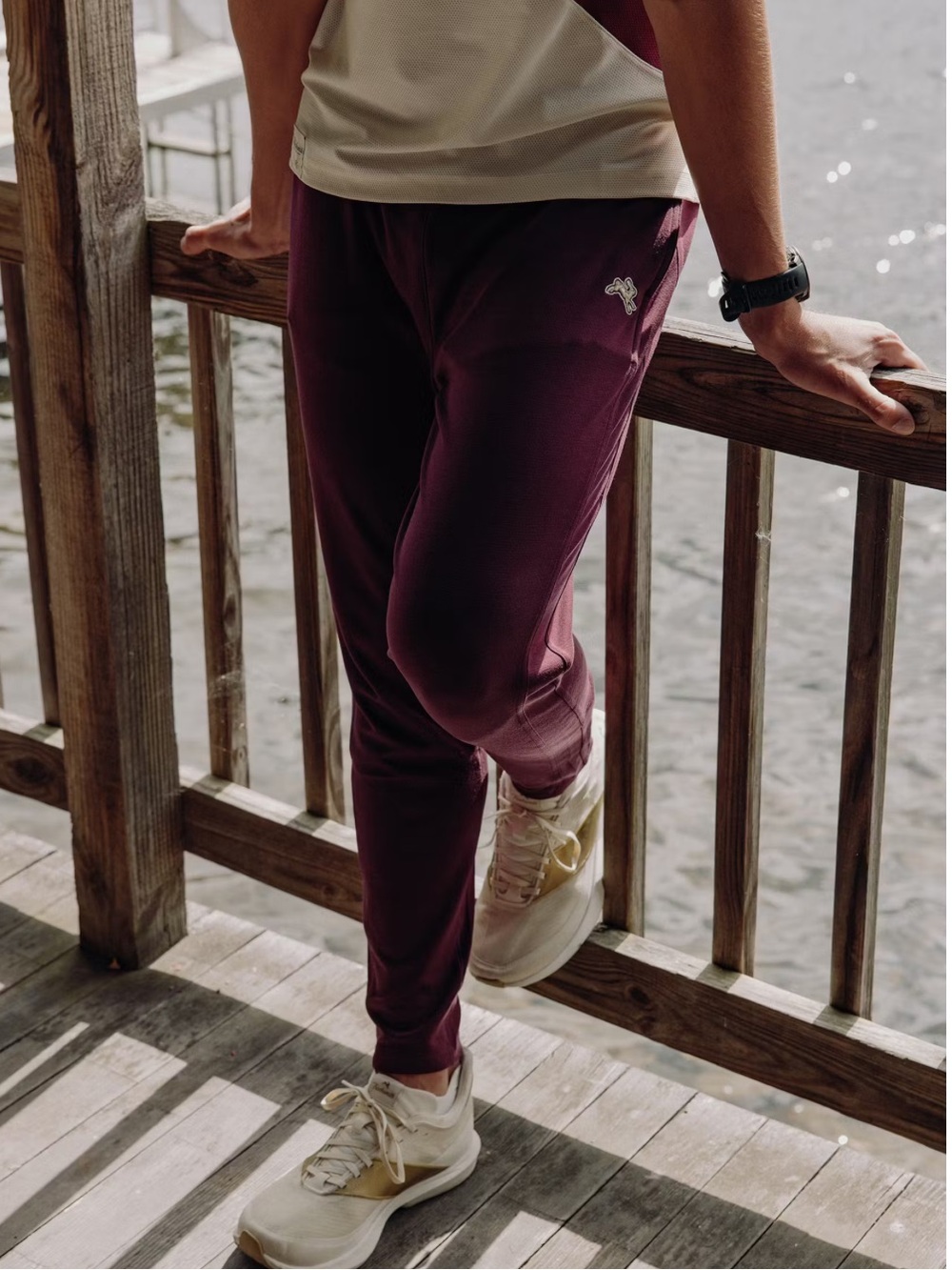 Tracksmith Maroon Session Running Pants Large